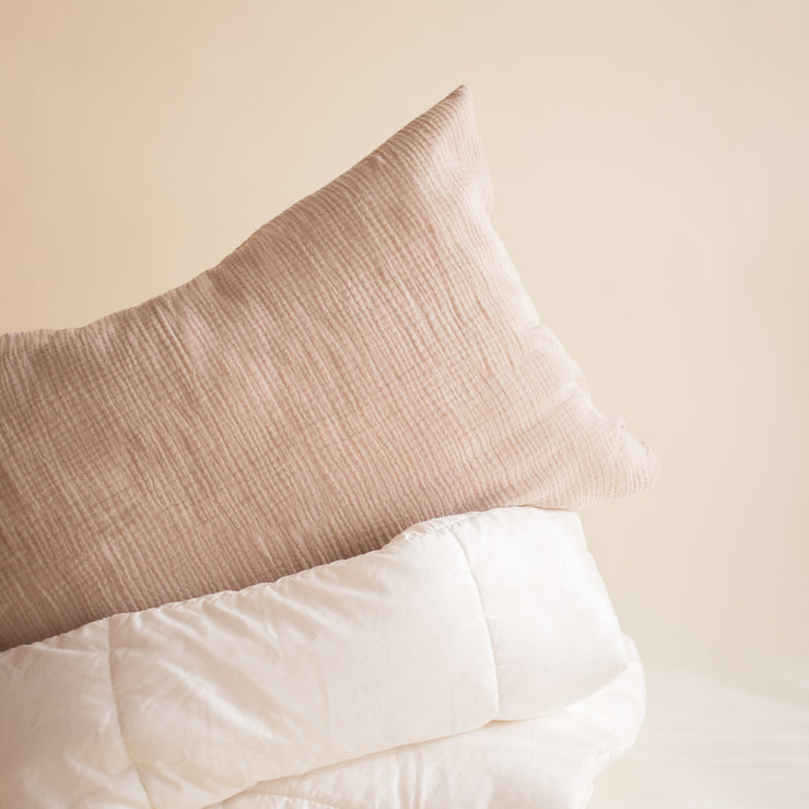 Bio-Baumwolle Kinderbettwäsche Set 'Warm Sand' - COSY COVER MINI