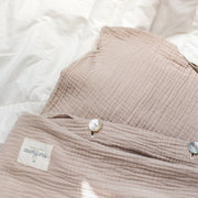 Bio-Baumwolle Kinderbettwäsche Set 'Warm Sand' - COSY COVER MINI