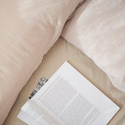 Bio-Baumwolle Bettwäsche Set 'Warm Sand' - COSY COVER